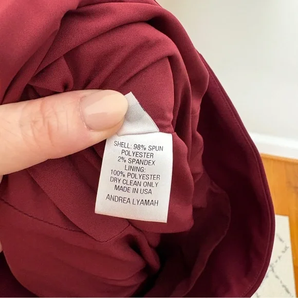 Andrea Iyamah Red Straight Leg Pants - Picture 10 of 10